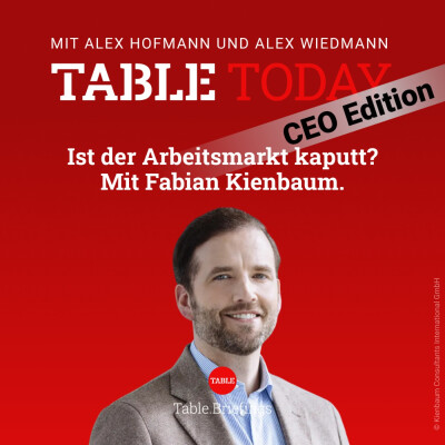 Ist der Arbeitsmarkt kaputt? Mit Fabian Kienbaum.