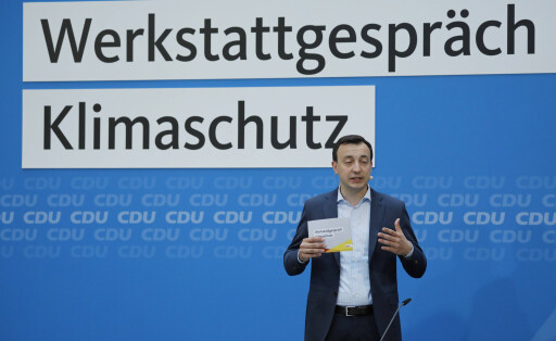 News Bilder des Tages Paul Ziemiak MdB, Generalsekretär der CDU Deutschlands, Deutschland, Berlin, Konrad-Adenauer-Haus, CDU Werkstattgespräch zum Klimaschutz, 03.09.2019 *